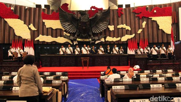 Melihat Suasana Gladi Kotor Sidang Tahunan MPR 2019