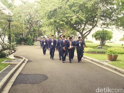 Hendak Tanding di Rusia, Delegasi World Skills Bertemu Jokowi di Istana