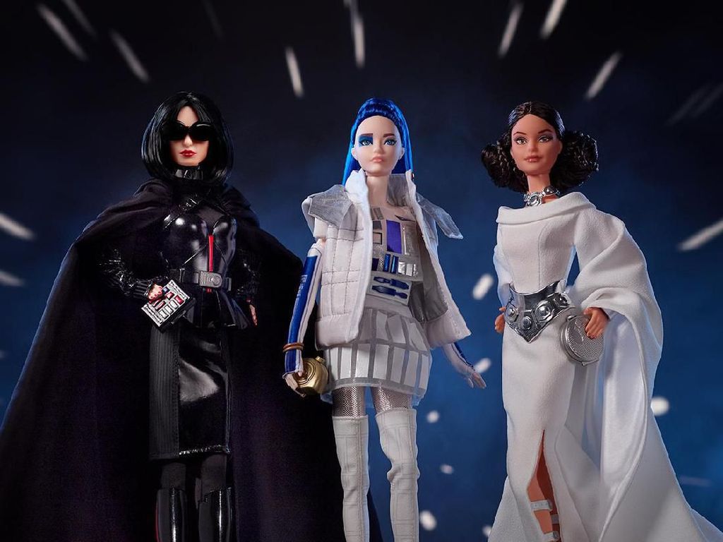 Barbie Star Wars Dirilis, Terinspirasi dari Putri Leia, Darth Vader dan R2D2