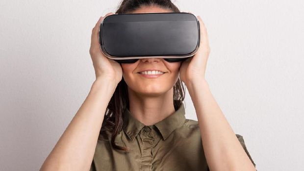 ilustrasi virtual reality/