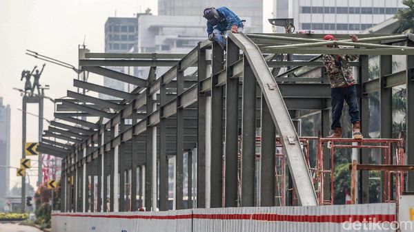 Pembangunan Halte Tosari Baru Terus Dikebut
