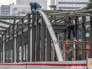 Pembangunan Halte Tosari Baru Terus Dikebut