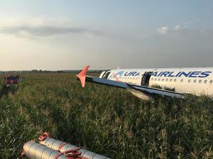 Pilot Maskapai Rusia yang Mendarat Darurat di Ladang Jagung Dipuji Pahlawan