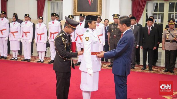 Daftar Nama 68 Paskibraka HUT RI 2019 yang Dikukuhkan Jokowi