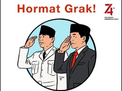 Bung Karno dan Jokowi Pimpin Upacara 17 Agustus