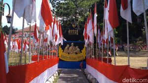 Wow! 10001 Bendera Menancap di Gedung Perundingan Linggarjati