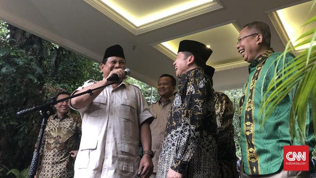 Prabowo Sebut Gerindra-PPP Bahas Legislatif dan MPR