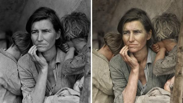 Deretan Foto Jadul Hitam Putih Disulap Jadi Berwarna