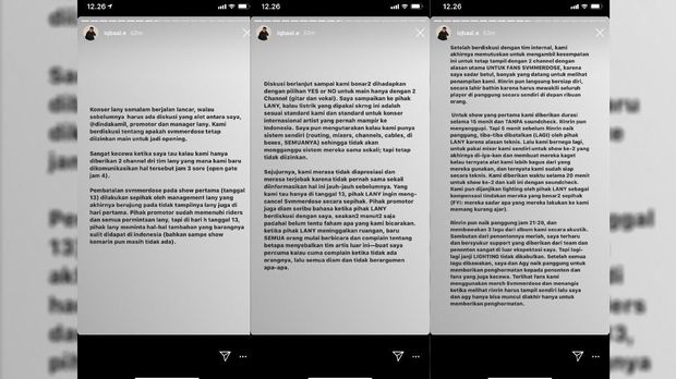 Iqbaal Tuduh LANY Bohongi Fan Soal Kisruh Konser