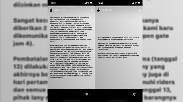 Iqbaal Tuduh LANY Bohongi Fan Soal Kisruh Konser