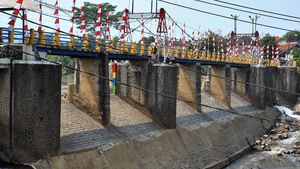 Debit Air Sungai Ciliwung Terus Menyusut