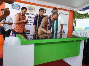 Pertamina Resmikan Tiga Titik BBM Satu Harga di Maluku Utara