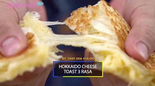Resep Hokkaido Cheese Toast 3 Rasa, Bekal Lezat untuk Si Kecil