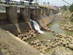 Jakarta Kebanjiran, Begini Kondisi di Bendung Katulampa Bogor