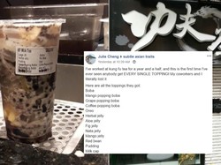 Antimainstream! Penggemar Milk Tea Ini Pesan 13 Topping Sekaligus