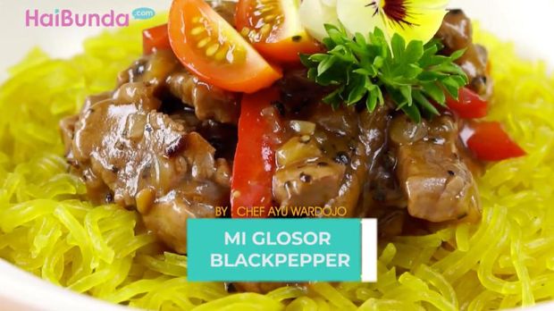 Resep Mi Glosor Black Pepper, Hidangan Spesial