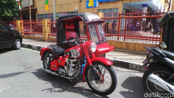 BSA, Motor Zaman Penjajahan yang Kini Jadi Becak di Siantar