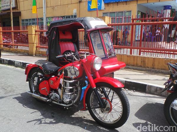 BSA, Motor Zaman Penjajahan yang Kini Jadi Becak di Siantar