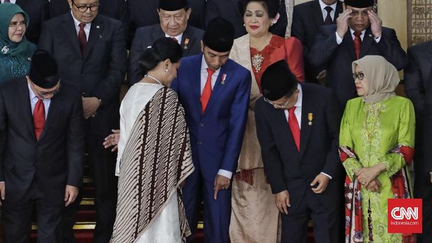 Jokowi dan Iriana Jokowi di Sidang Tahunan MPR