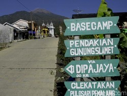 Sepekan Gunung Slamet Berstatus Waspada, Jalur Pendakian Masih Ditutup