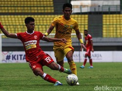 Dalam pertandingan yang digelar di Stadion Patriot Chandrabhaga, Bekasi, Jumat (16/8/2019), Bhayangkara vs Badak Lampung bertarung sengit.