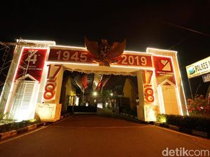 Yuk, Nostalgia Perjuangan di Gapura Graha Merdeka Majapahit Polres Mojokerto