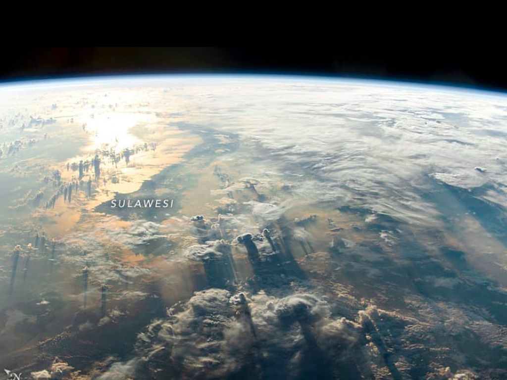 NASA Jepret Foto Keren Sulawesi dari Antariksa NASA Jepret Foto Keren Sulawesi dari Antariksa