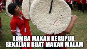 Ikutan Lomba Makan Kerupuk? Lihat Dulu 10 Meme Kocak Ini