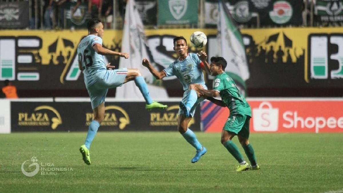 PSS Sleman vs Persela Lamongan berakhir imbang 1-1. (Foto: dok. Liga Indonesia)