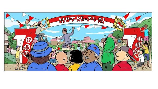 Deretan Google Doodle Rayakan Hari Kemerdekaan Indonesia