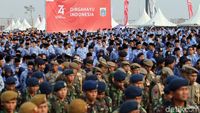 Ribuan PNS DKI Jakarta Ikuti Upacara HUT RI