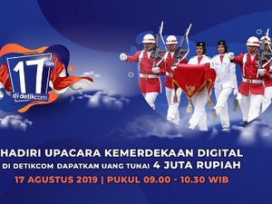 Hadiri Upacara Kemerdekaan di detikcom, Bisa Dapat Uang Jutaan Rupiah! Hadiri Upacara Kemerdekaan di detikcom, Bisa Dapat Uang Jutaan Rupiah!