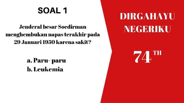 Asah Otak Edisi 17-an, Siapa yang Jawabannya Betul Semua?