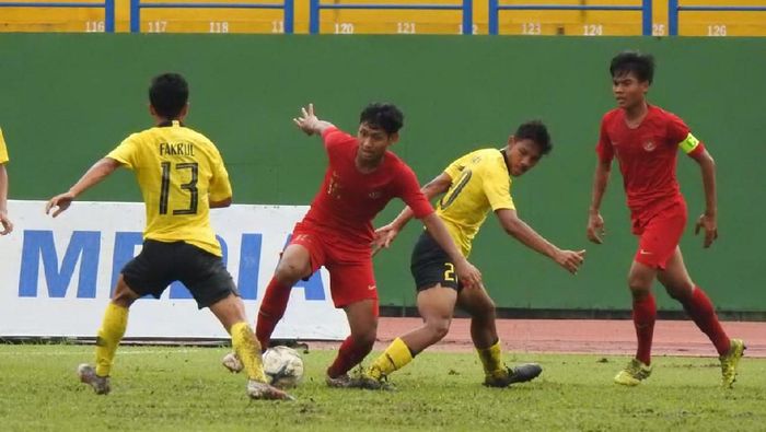 Timnas Indonesia kalah dari Malaysia di semifinal Piala AFF U-18 2019. (Foto: Dok. Tim Media PSSI) Timnas Indonesia kalah dari Malaysia di semifinal Piala AFF U-18 2019. (Foto: Dok. Tim Media PSSI)