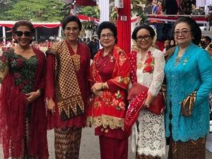 Foto: Pesona Srikandi di Kabinet Jokowi, Anggun Berkebaya di HUT ke-74 RI