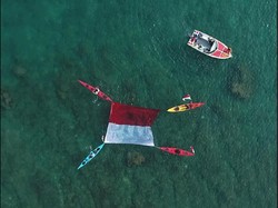 Pengibaran Bendera Jadi Bukti Pulihnya Pariwisata Tanjung Lesung