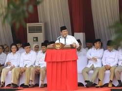 Pesan Prabowo ke Gerindra di HUT Ke-74 RI: Jangan Ada Patriot yang Sedih!