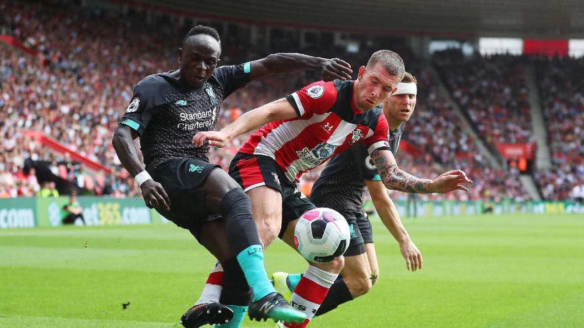 Liverpool memimpin atas Southampton di babak pertama berkat Sadio Mane. (Foto: Catherine Ivill/Getty Images)