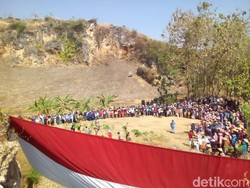 Unik, Upacara Kemerdekaan di Kaki Bukit Kendeng Pati