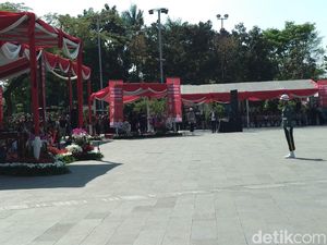 Upacara HUT Ke-74 RI, Ridwan Kamil Pamer Kemajuan Jabar