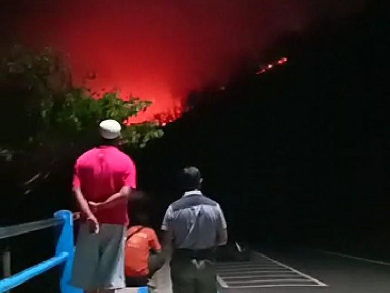 Setelah Terbakar 13 Jam, Karhutla di Bukit Pandanan Lombok Padam