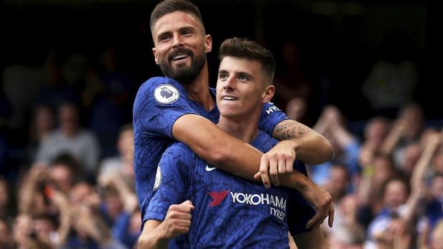 Mason Mount mencetak gol perdana di Premier League.