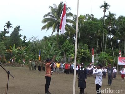 Melihat Desa di Papua yang Baru Pertama Kali Rayakan Kemerdekaan HUT RI