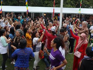 Meski Diguyur Hujan, WNI di Denmark Tetap Semangat Rayakan HUT RI