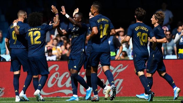 Menang atas Celta Vigo, Madrid tepis keraguan usai tampil buruk di pramusim (Foto: Octavio Passos/Getty Images)