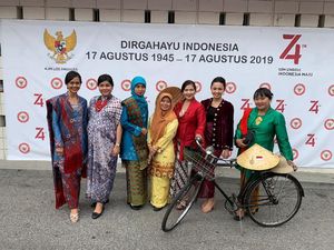 Batik hingga Makanan Khas Indonesia Meriahkan HUT RI ke-74 di Los Angeles