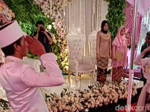 Pengantin Nasionalis! Upacara Bendera Dulu, Akad Nikah Kemudian Pengantin Nasionalis! Upacara Bendera Dulu, Akad Nikah Kemudian