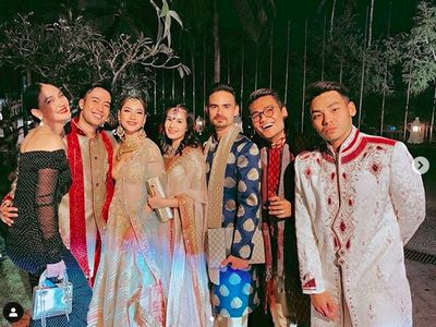 Glamornya Penampilan Para Artis di Pesta Pernikahan Putra Raam Punjabi