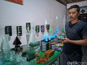 Cantik, Limbah Kaca Disulap Jadi Miniatur Ikonik Beberapa Negara Cantik, Limbah Kaca Disulap Jadi Miniatur Ikonik Beberapa Negara