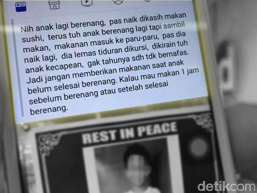 Viral Bocah Meninggal karena Berenang Sambil Makan Sushi Viral Bocah Meninggal karena Berenang Sambil Makan Sushi